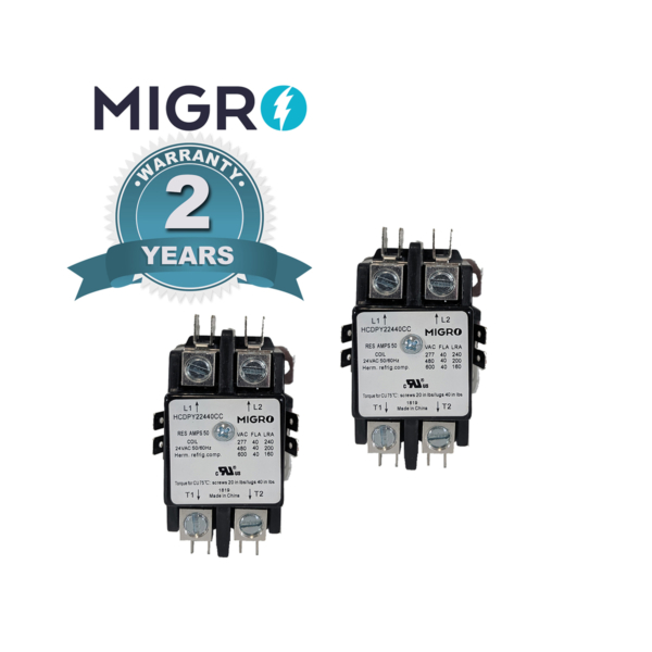 Contractor Packs-2 Pole 40 AMP 24 VAC