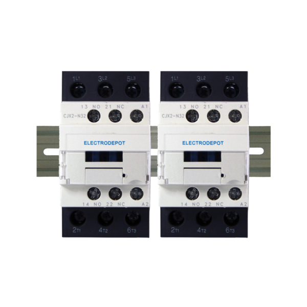 ElectroDepot Contactor 6 Pole NO 50A 120VAC