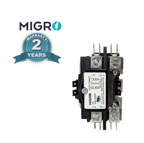 Migro 1 Pole 40 AMP 24 VAC